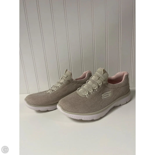 Shoes Sneakers By Skechers In Beige, Size: 8