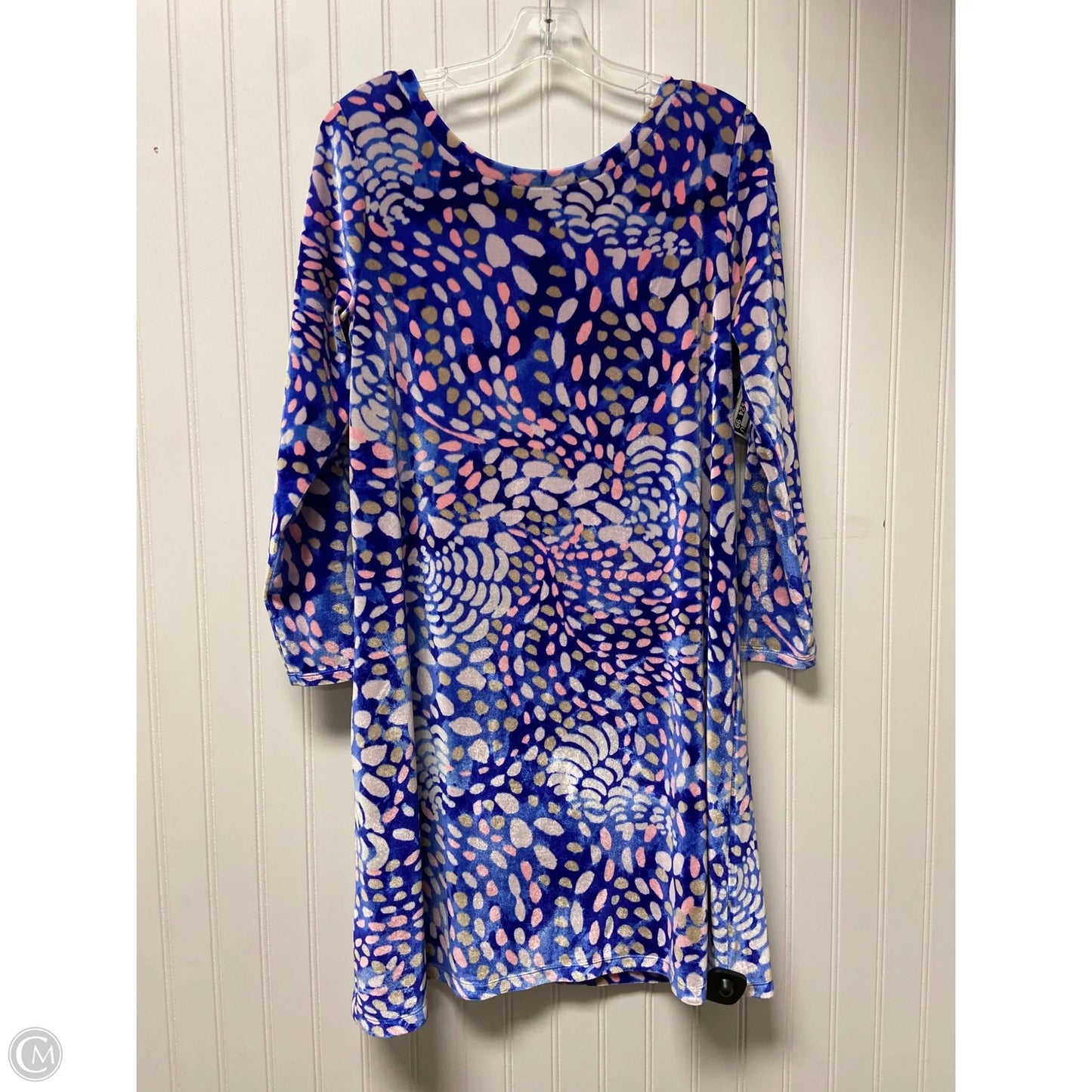 Dress Designer By Lilly Pulitzer In Blue & Pink, Size: L