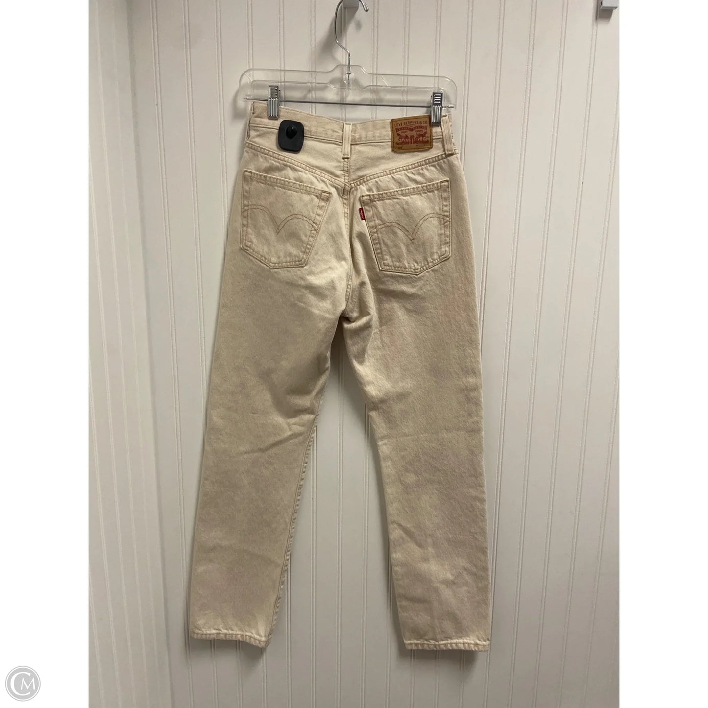 Jeans Straight By Levis In Beige, Size: 2