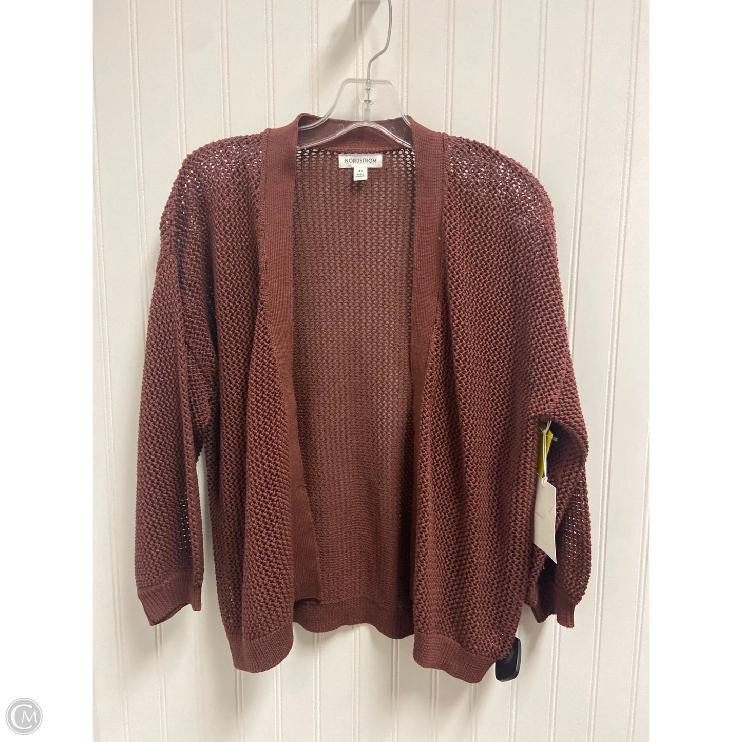 Sweater Cardigan By Nordstrom In Brown, Size: Xs