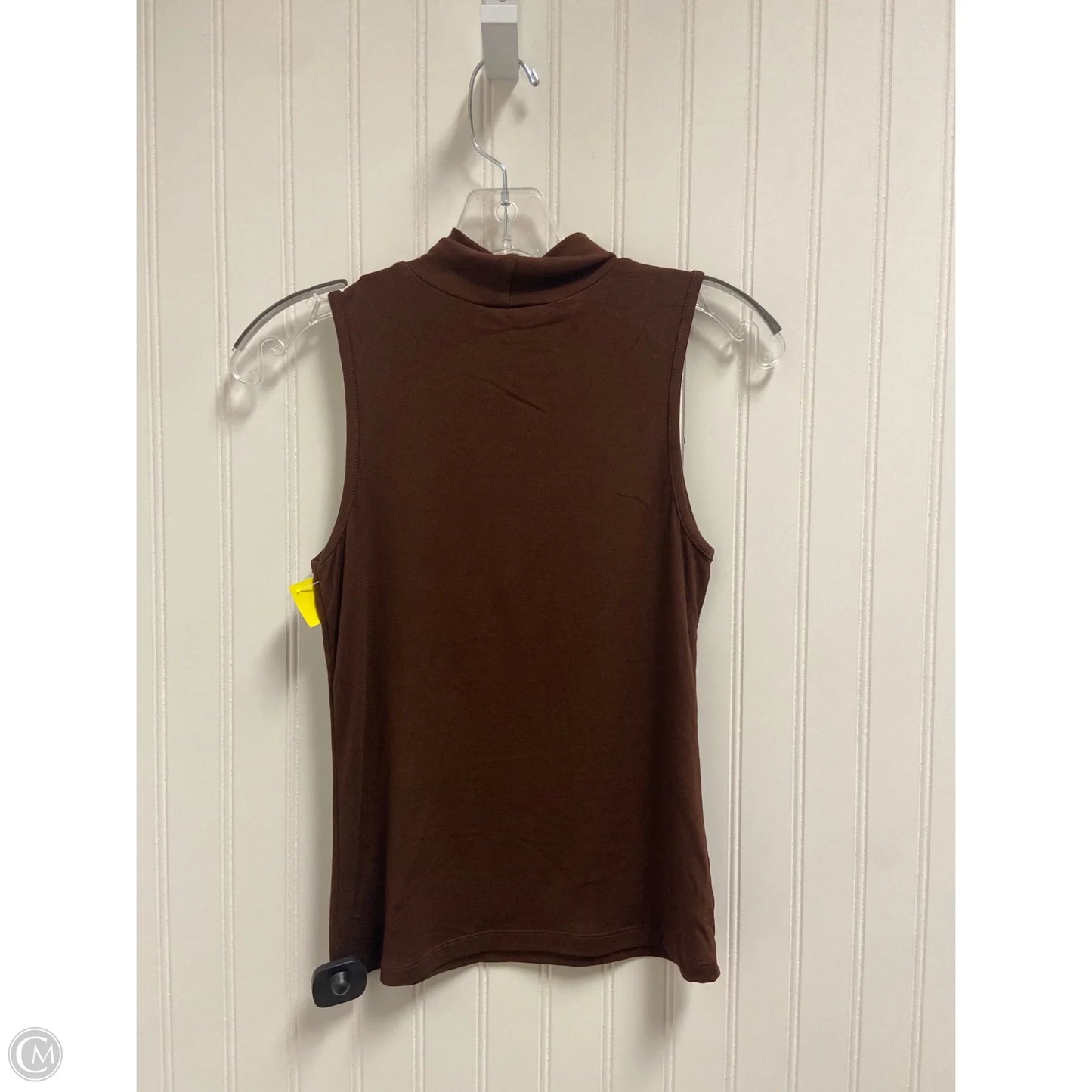 Top Sleeveless Basic By Universal Thread In Brown, Size: S