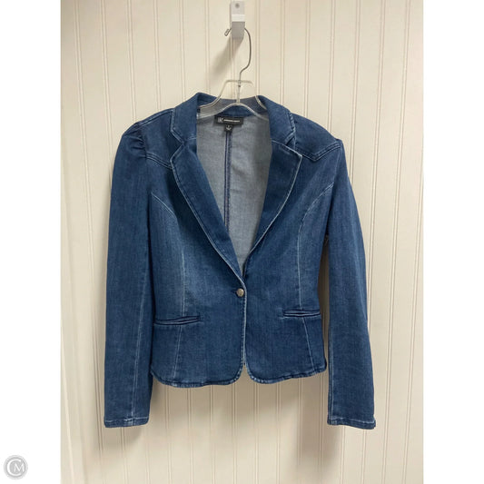 Blazer By Inc In Blue Denim, Size: S