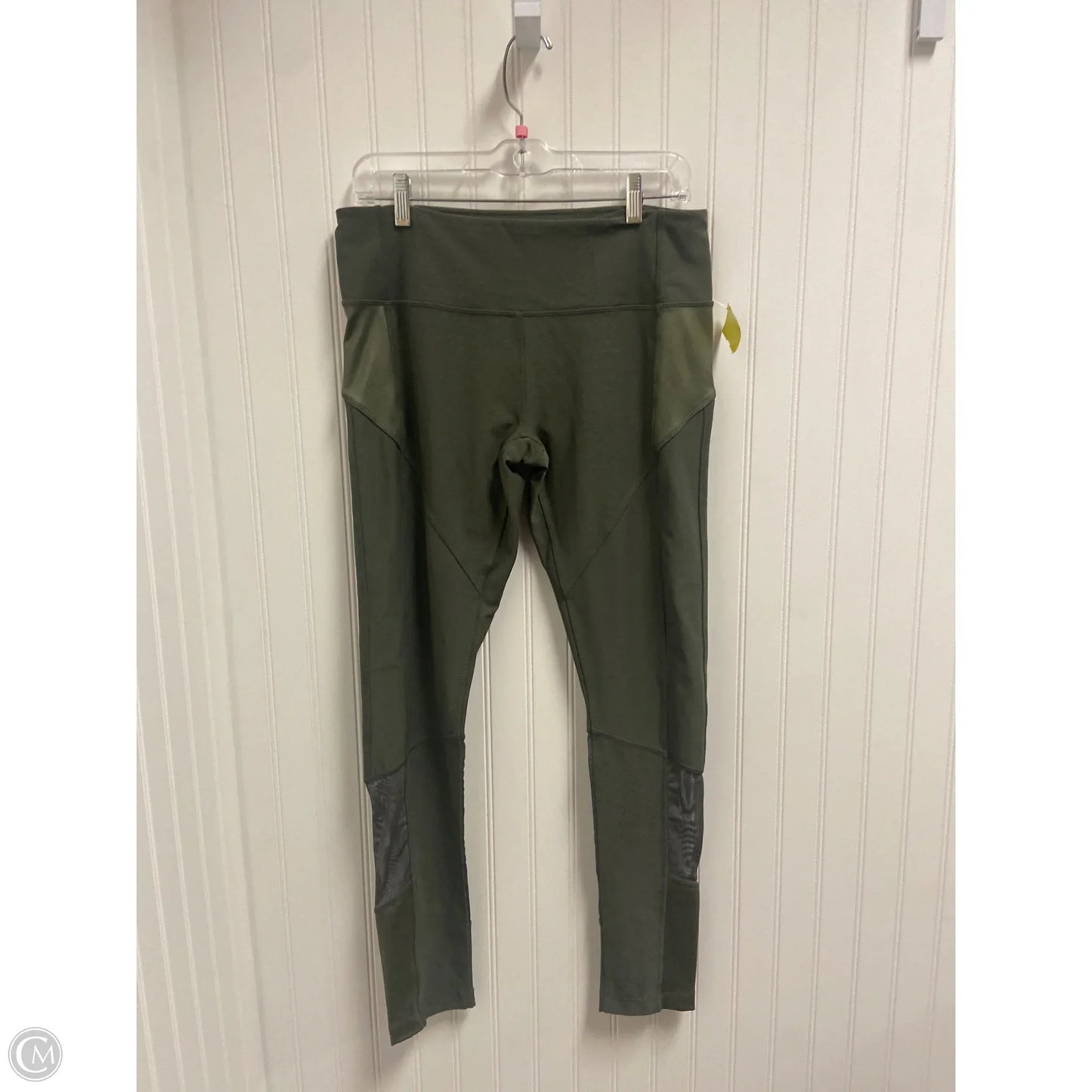 Athletic Leggings By Mondetta In Green, Size: L