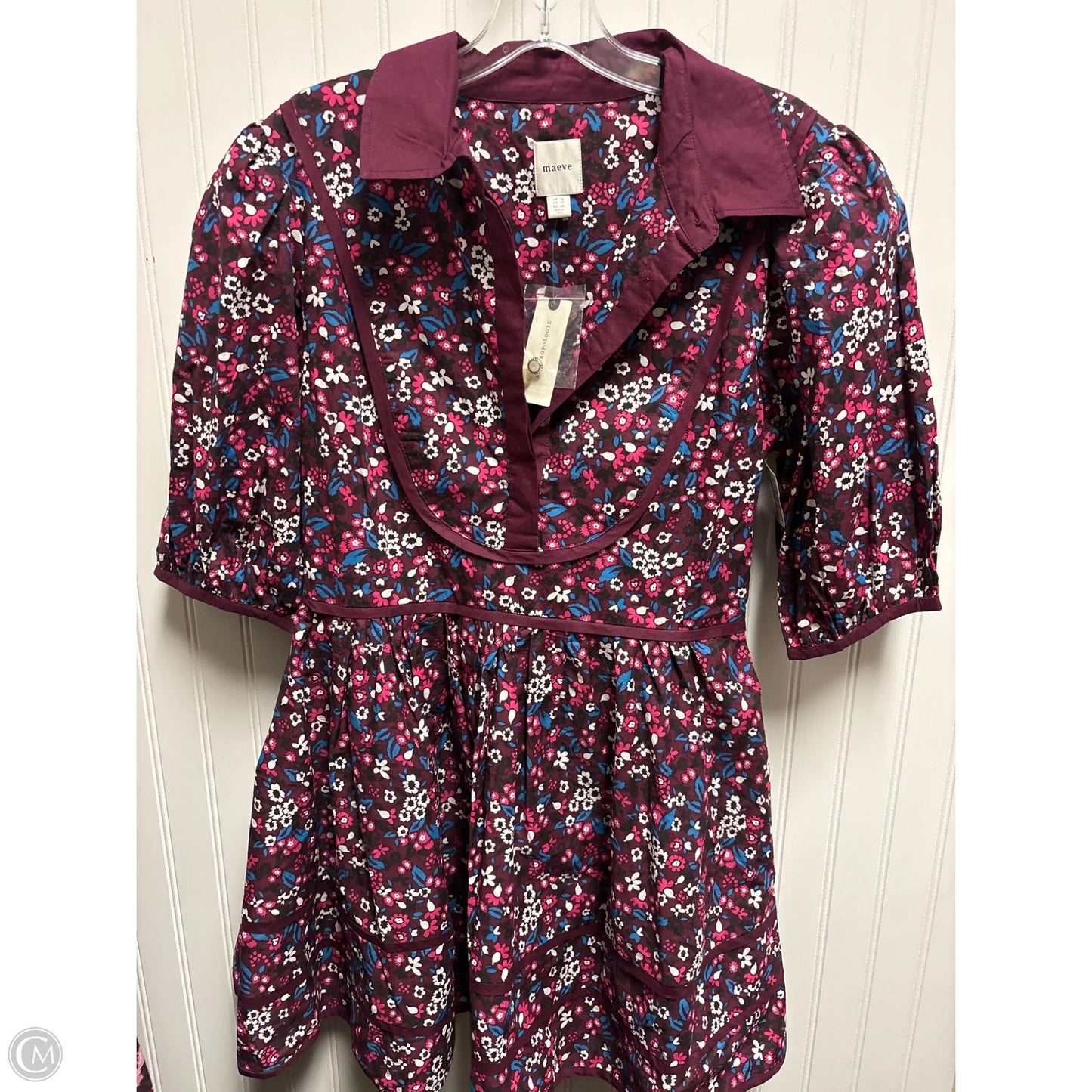 Dress Casual Short By Maeve In Purple, Size: M