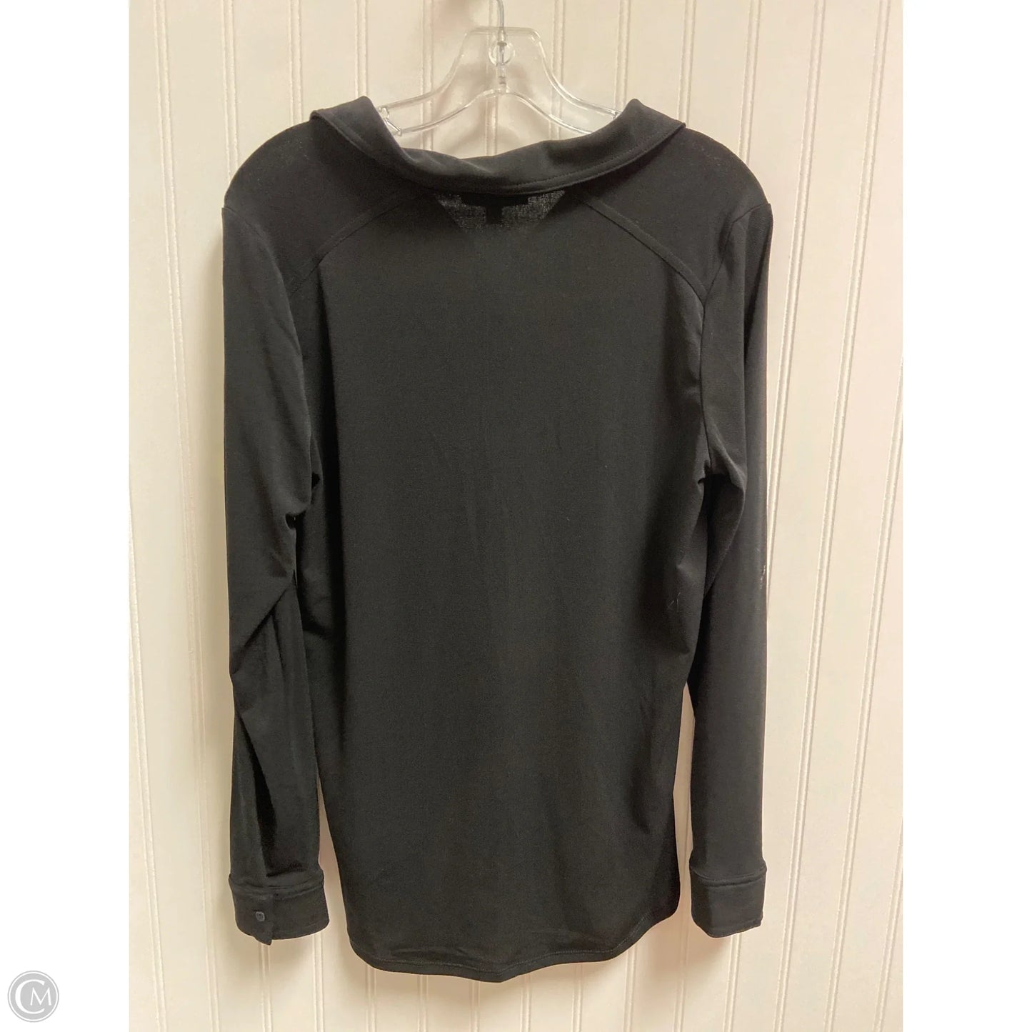 Top Long Sleeve Basic By Adrianna Papell In Black, Size: M