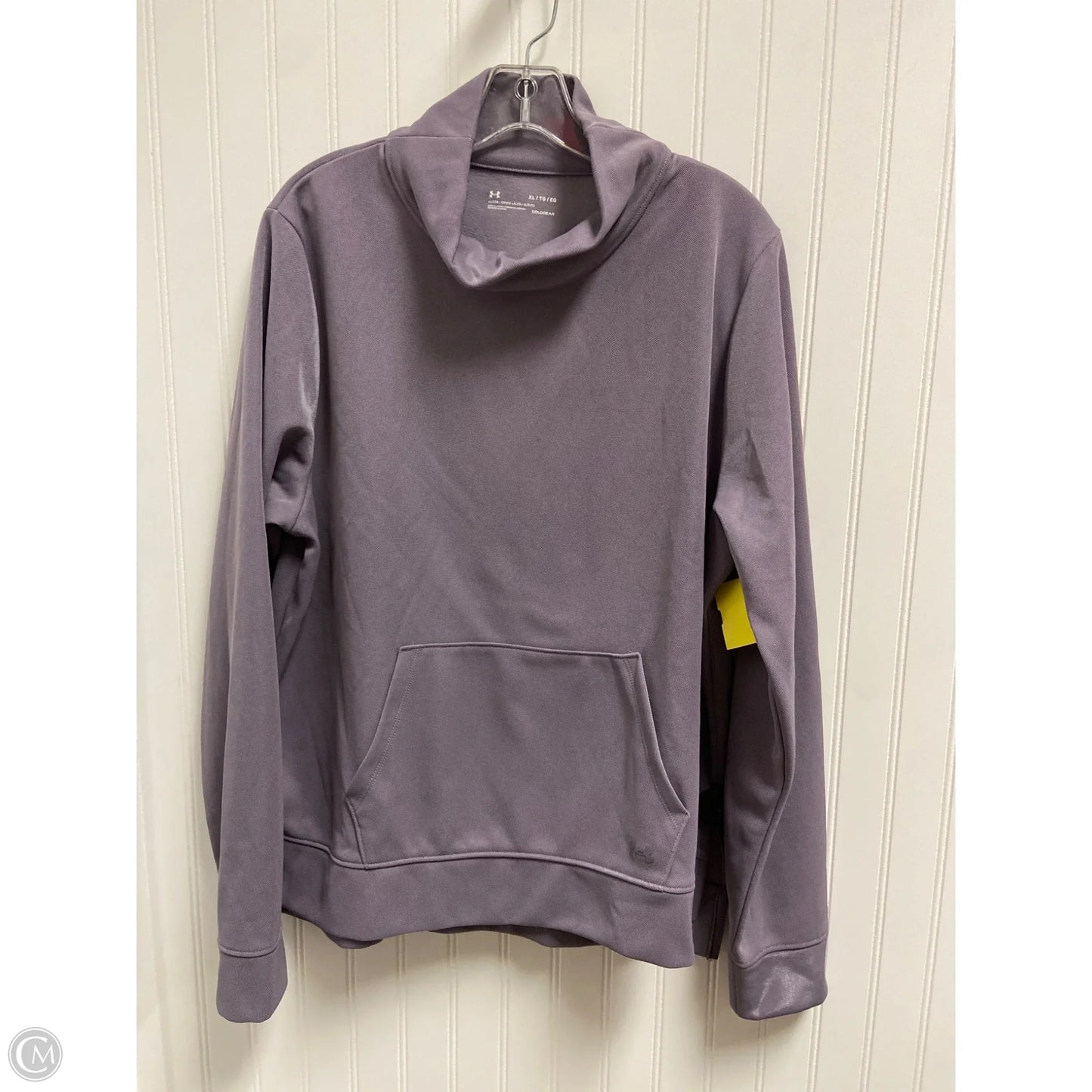 Athletic Sweatshirt Collar By Under Armour In Purple, Size: Xl