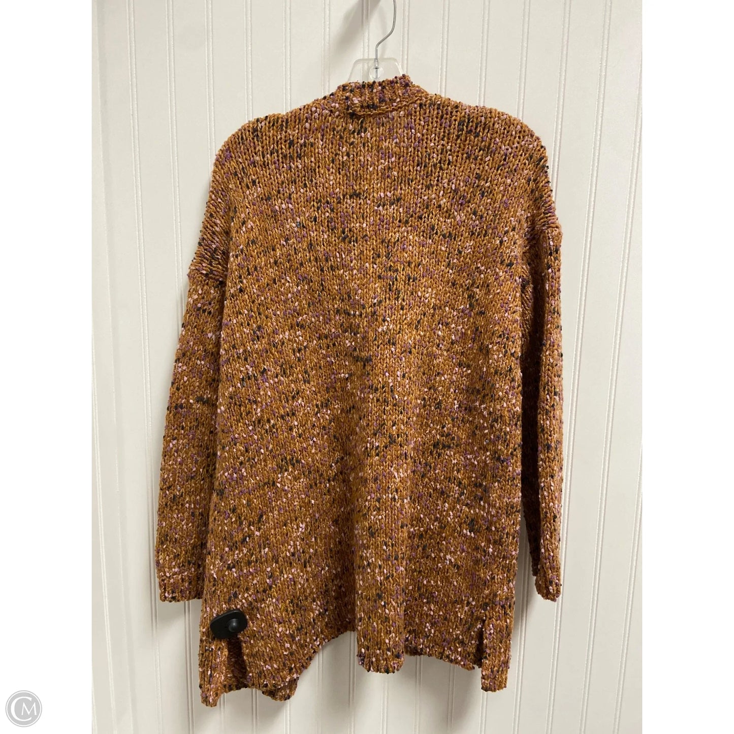 Sweater Cardigan By J. Jill In Orange & Purple, Size: Mp