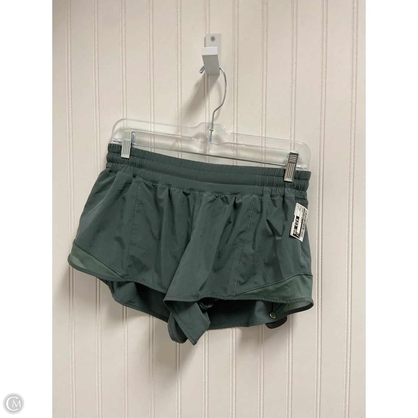 Athletic Shorts By Lululemon In Green, Size: M