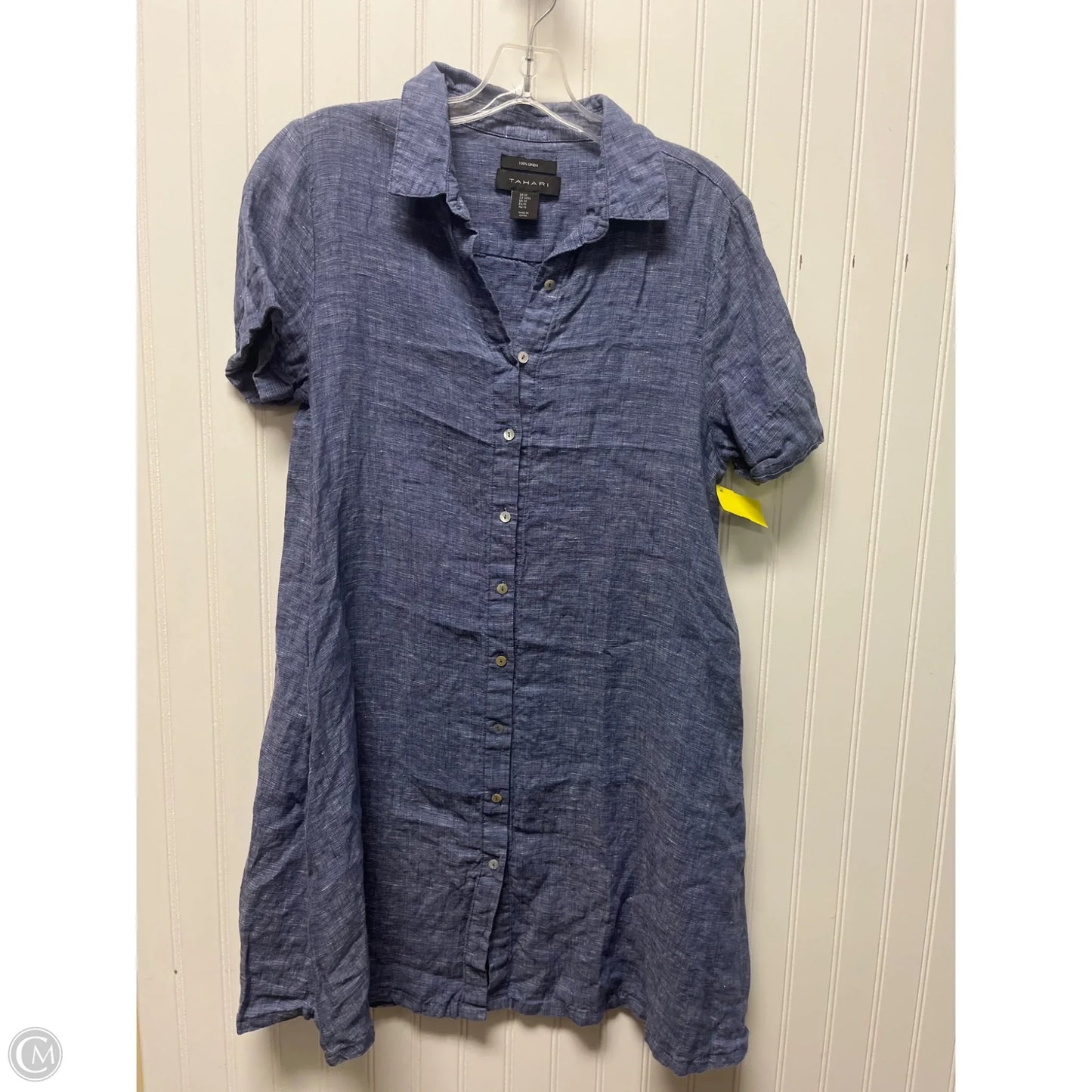Dress Casual Short By Tahari In Blue, Size: M