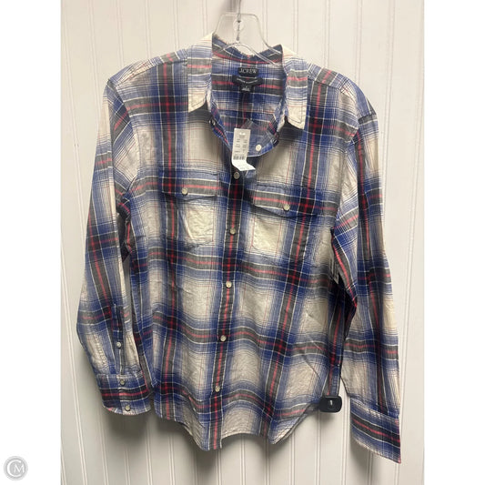 Top Long Sleeve By J. Crew In Blue
