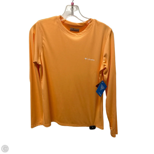 Athletic Sweatshirt Crewneck By Columbia In Peach, Size: L