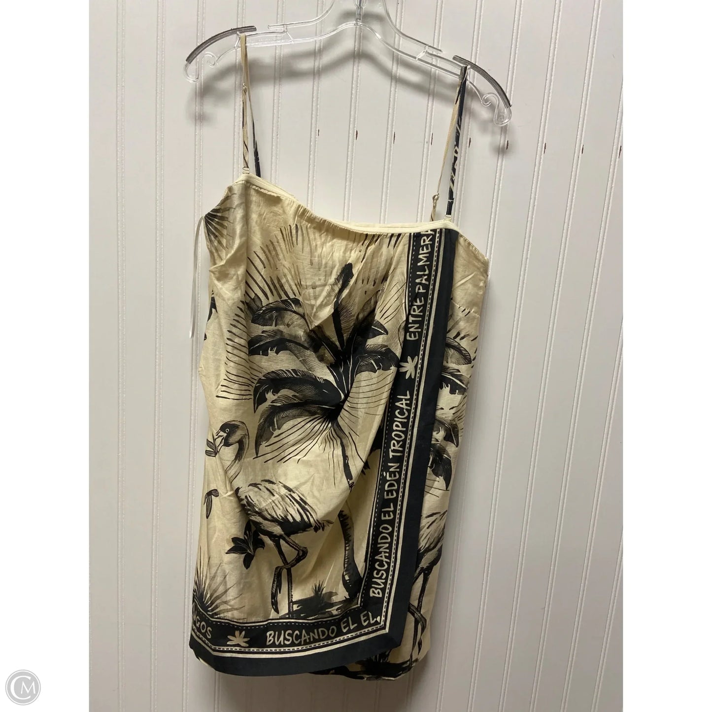 Dress Casual Short By H&m In Cream, Size: M