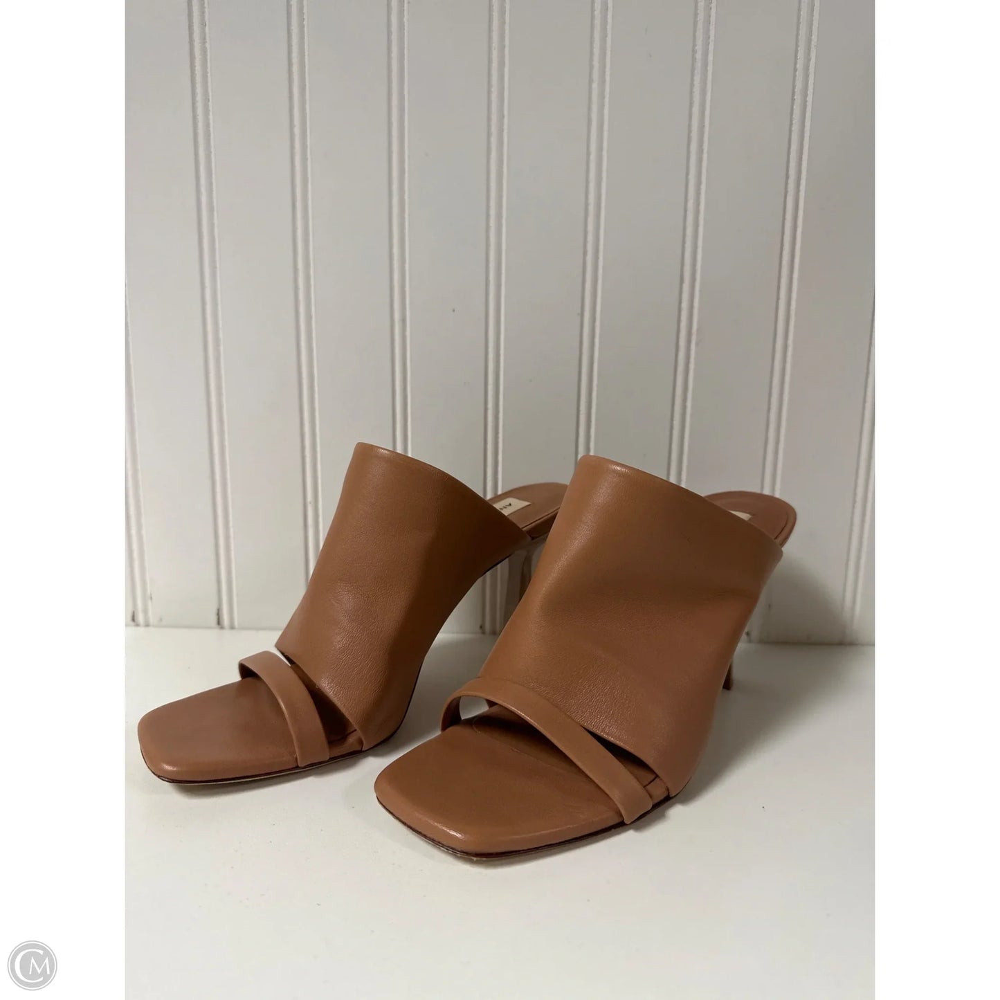 Sandals Heels Stiletto By Antonio Melani In Tan, Size: 7