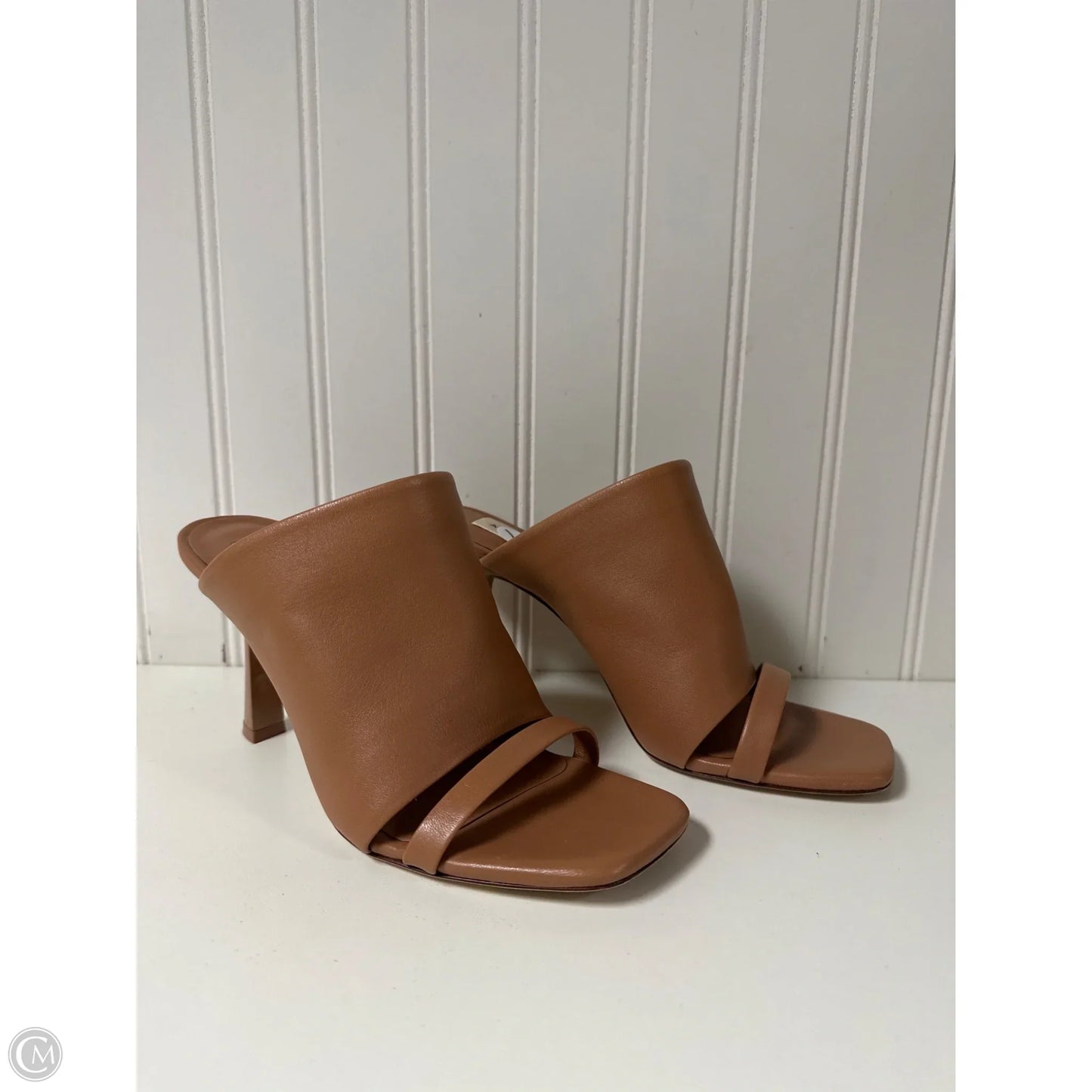 Sandals Heels Stiletto By Antonio Melani In Tan, Size: 7