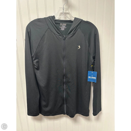 Athletic Jacket By Reel Legends In Black, Size: L
