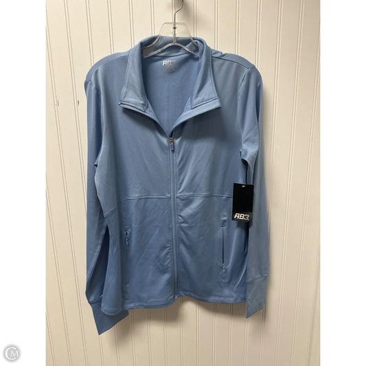 Athletic Jacket By Clothes Mentor In Blue, Size: M