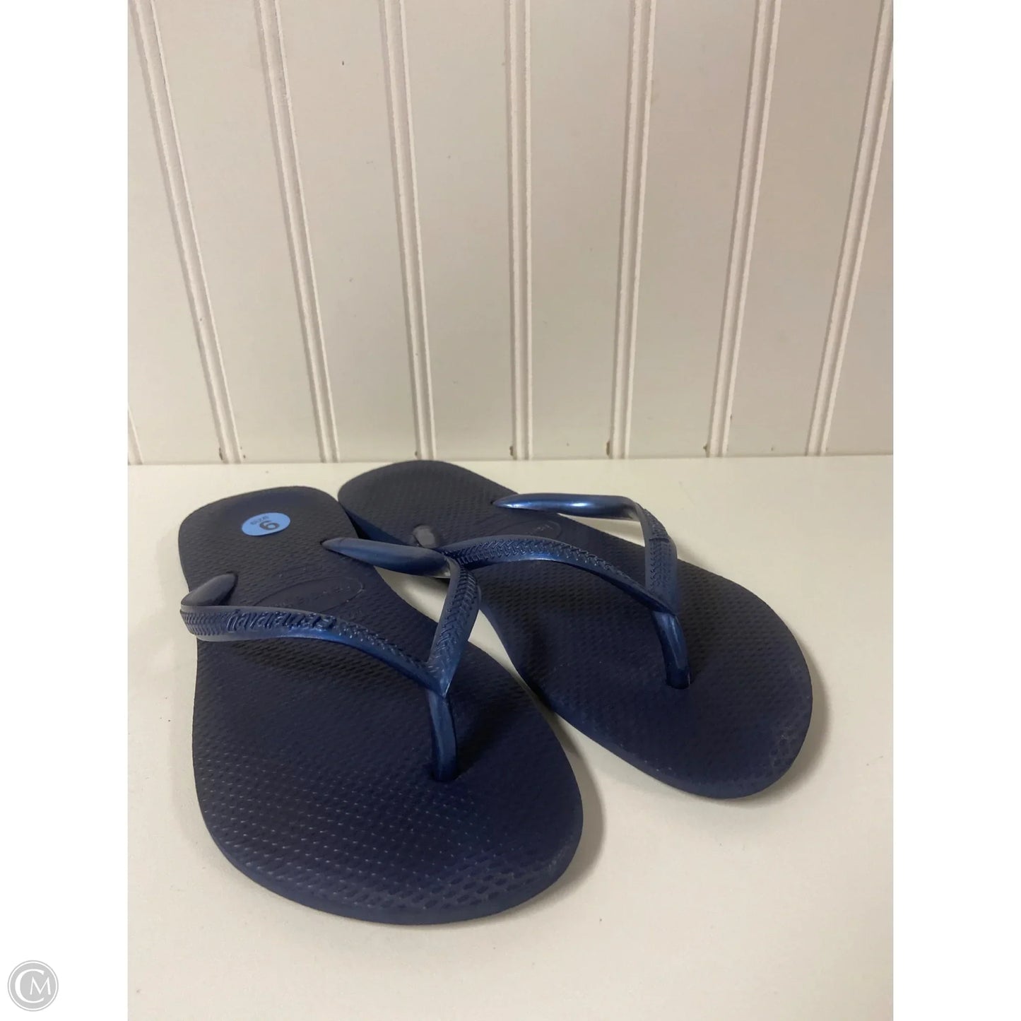 Sandals Flip Flops By Havaianas In Blue, Size: 6