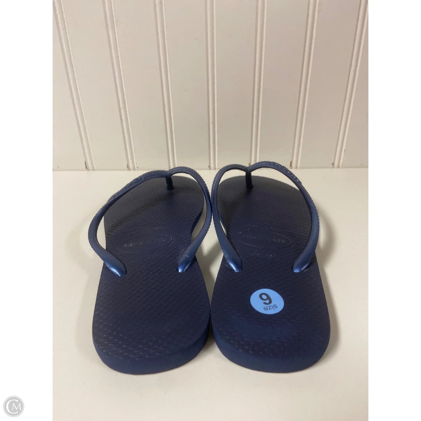 Sandals Flip Flops By Havaianas In Blue, Size: 6