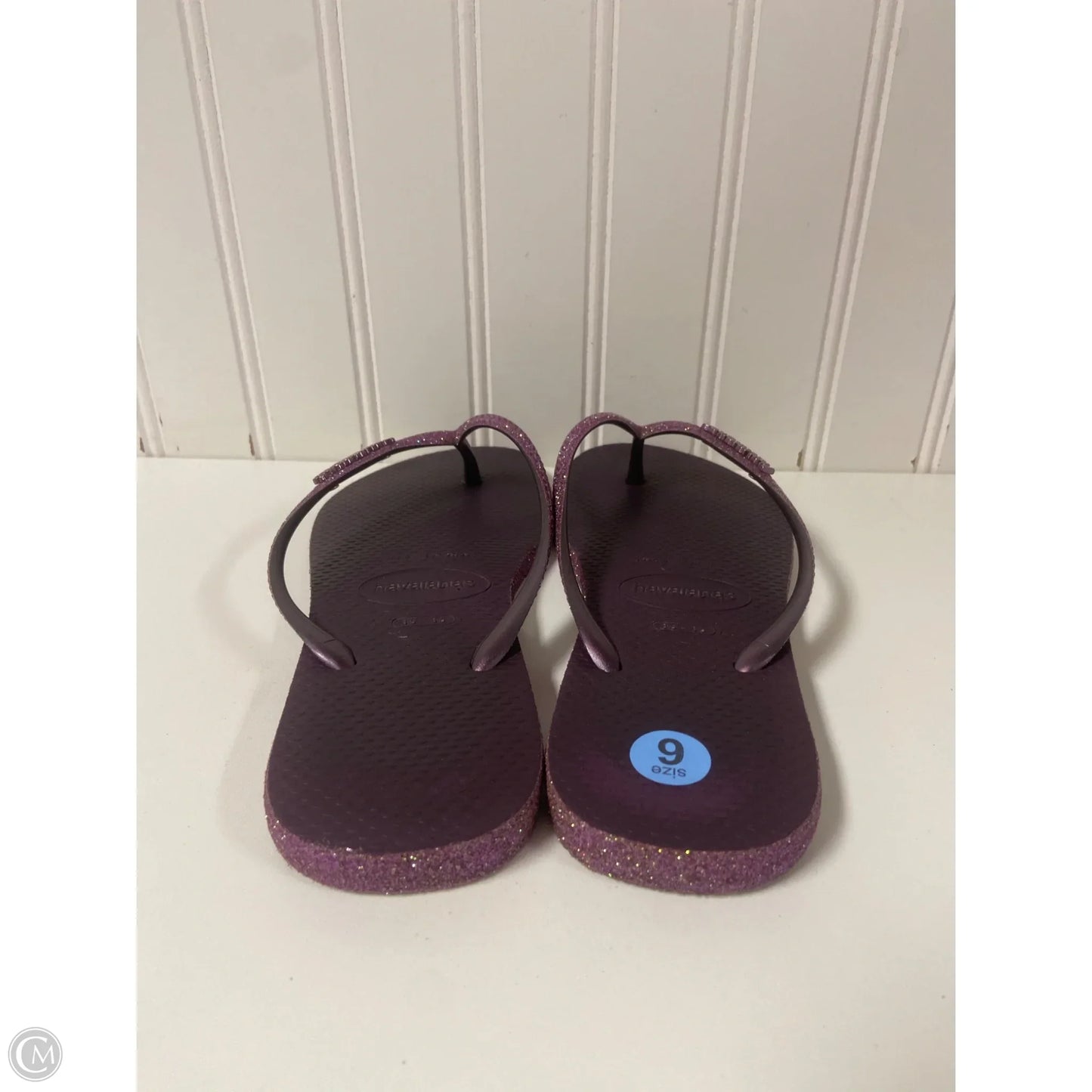 Sandals Flip Flops By Havaianas In Purple, Size: 6