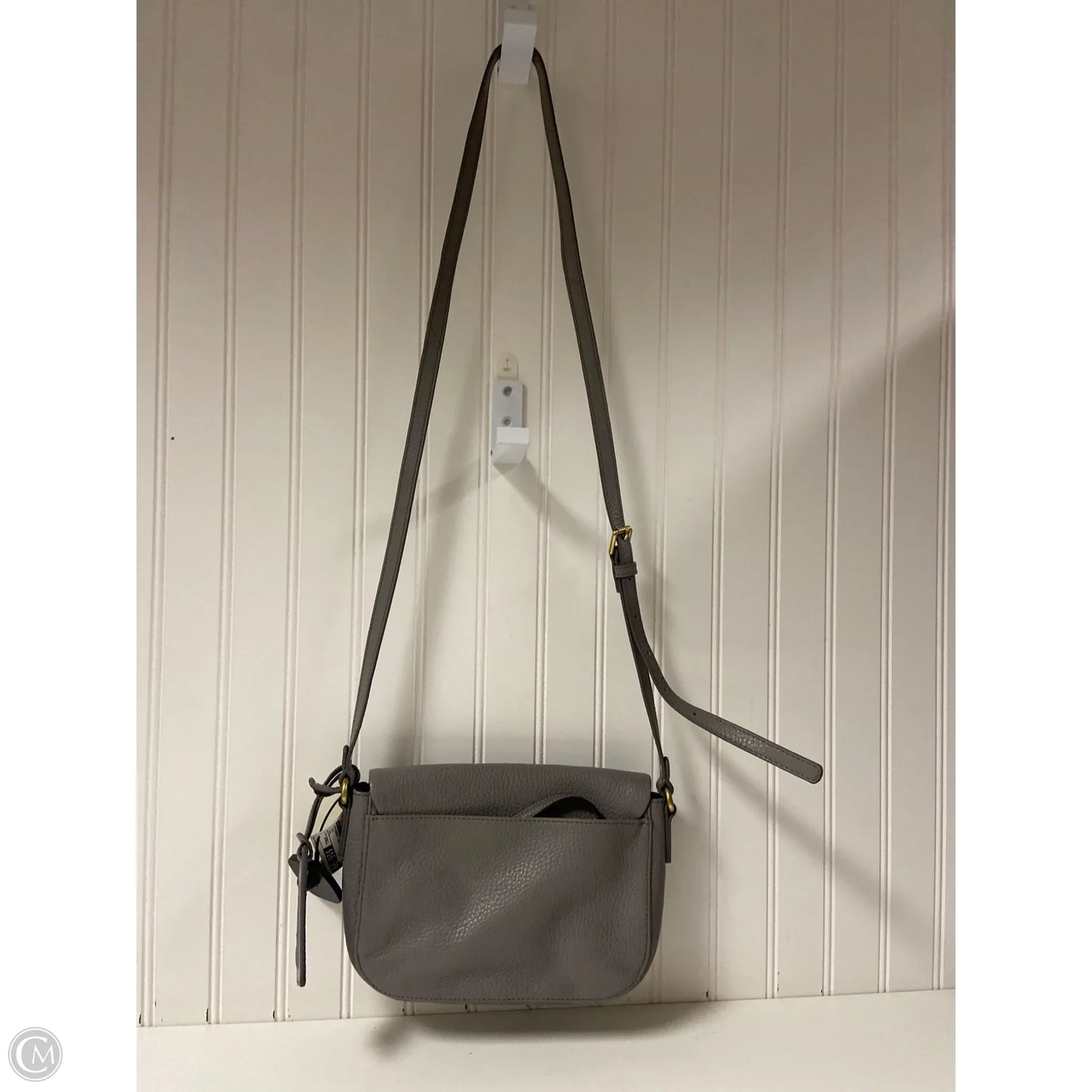 Crossbody Leather By Fossil, Size: Small