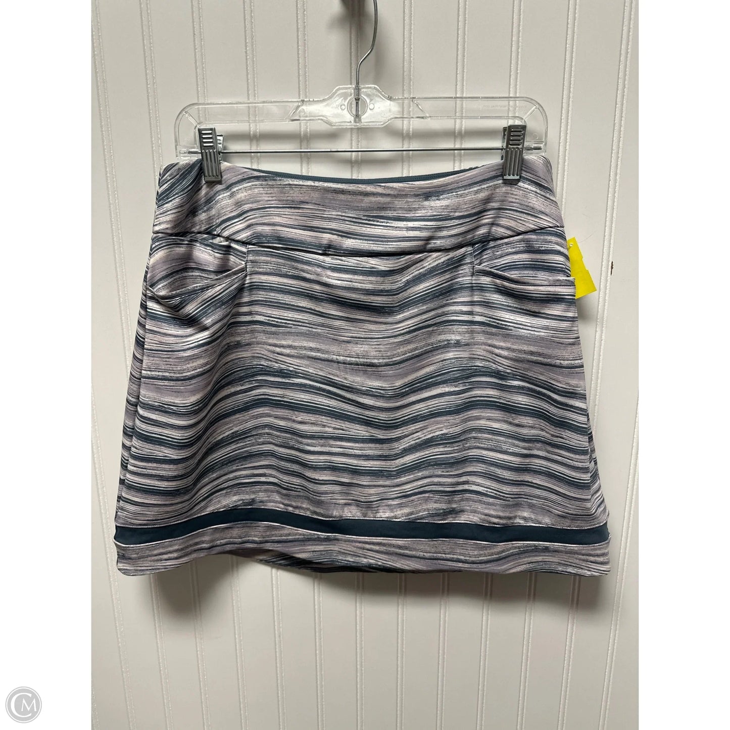 Athletic Skort By Adidas In Teal, Size: M