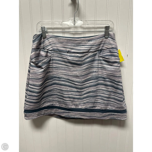 Athletic Skort By Adidas In Teal, Size: M