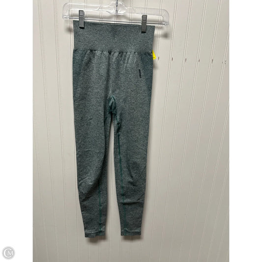 Athletic Leggings By Gym Shark In Green, Size: S