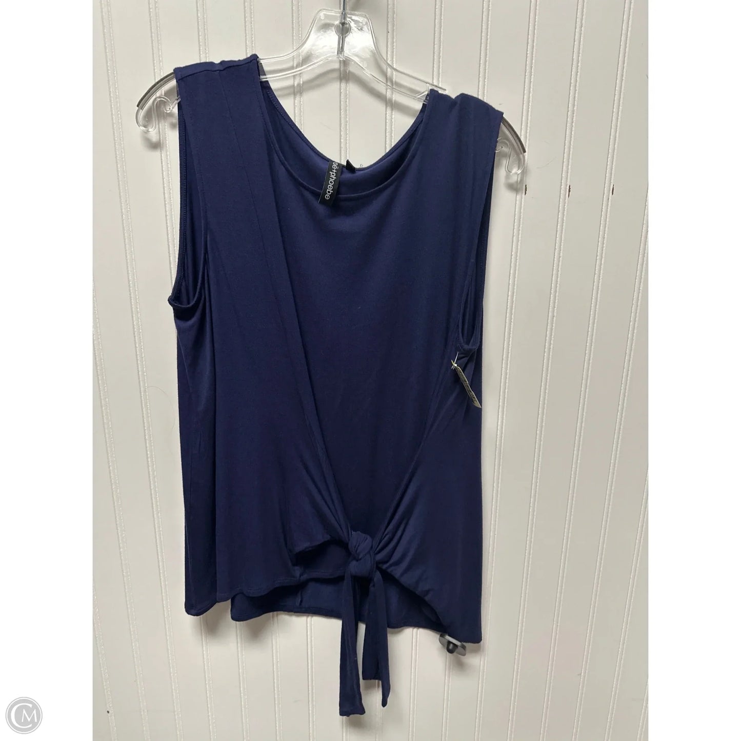 Top Sleeveless By Clothes Mentor In Blue, Size: Xl