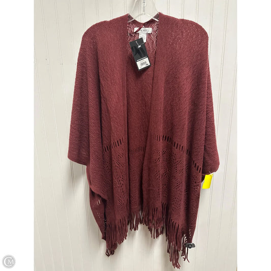 Shawl By Nine West In Maroon, Size: Osfm
