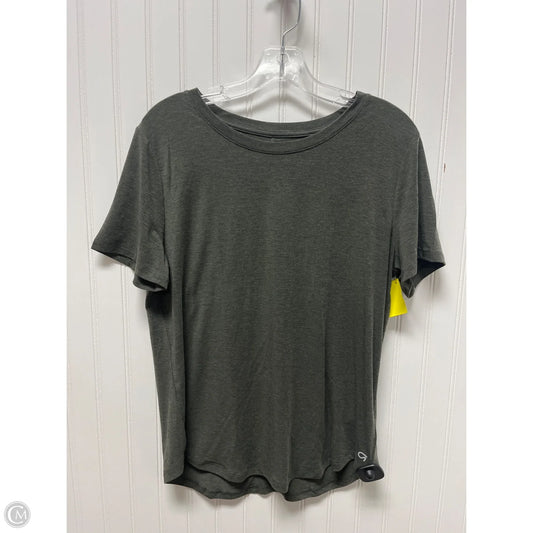 Athletic Top Short Sleeve By Gapfit In Green, Size: L