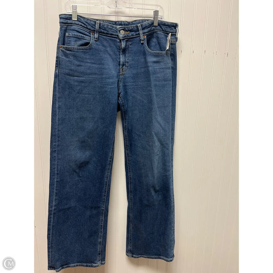 Jeans Wide Leg By Old Navy In Blue Denim, Size: 10