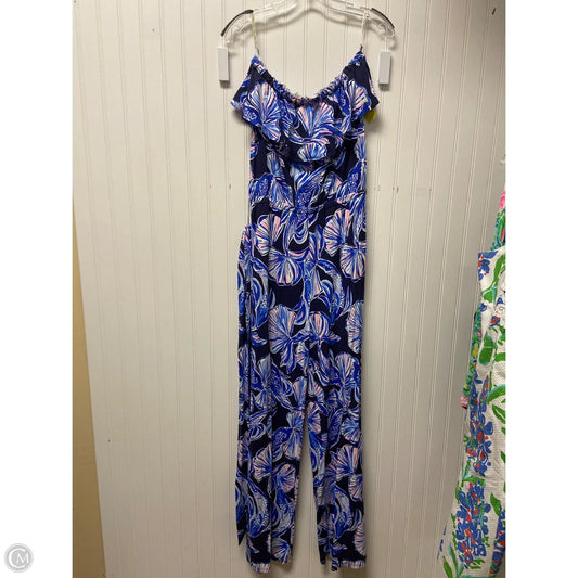 Jumpsuit Designer By Lilly Pulitzer In Blue, Size: M