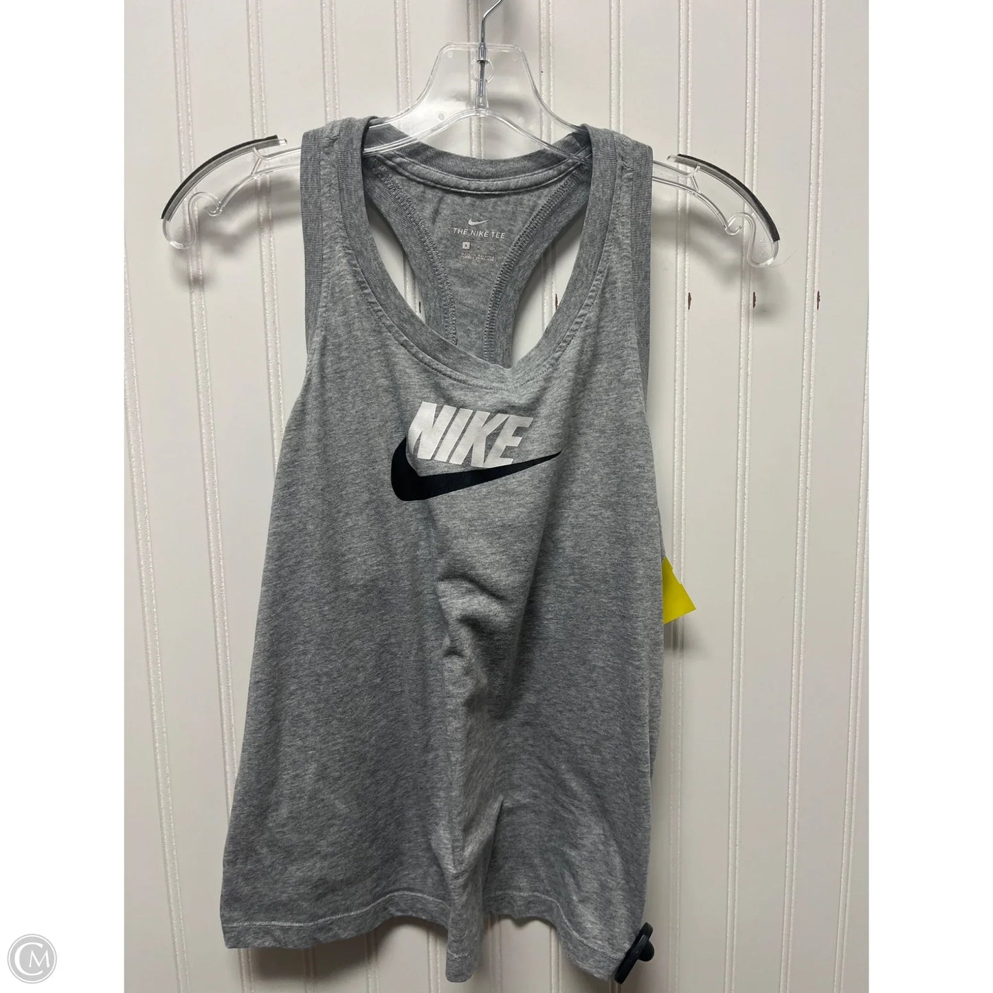 Athletic Tank Top By Nike In Grey, Size: S