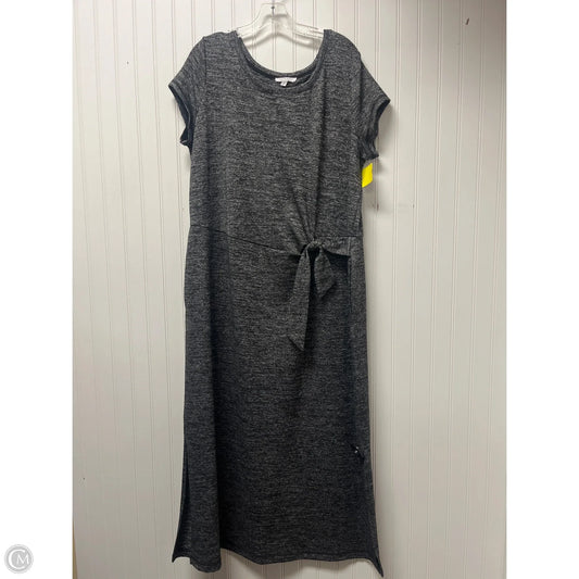 Dress Casual Maxi By Talbots In Grey, Size: 1x