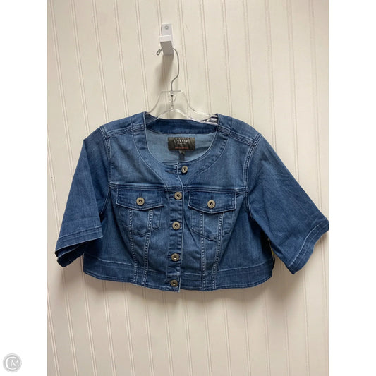 Jacket Denim By Torrid In Blue Denim, Size: L