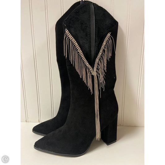 Boots Western By Clothes Mentor In Black, Size: 6.5