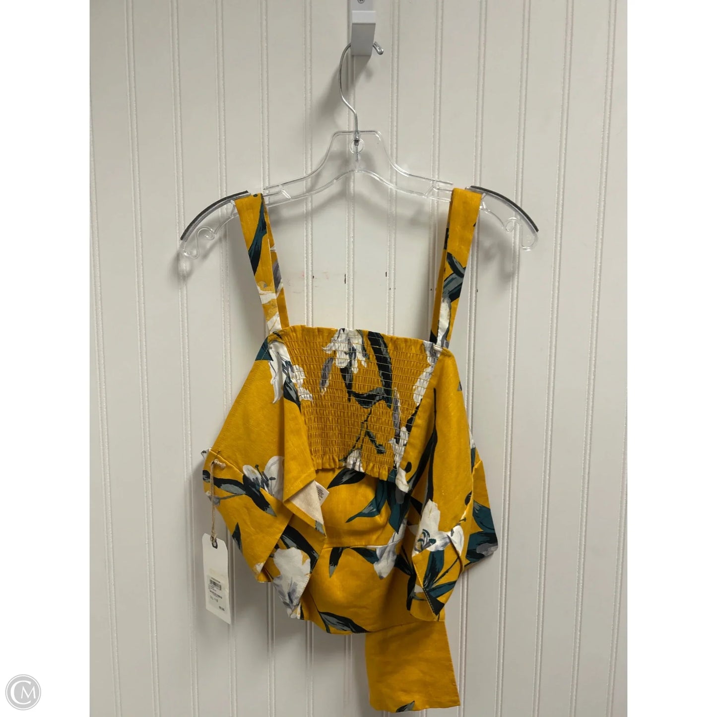 Top Sleeveless By Leith In Yellow, Size: 1x
