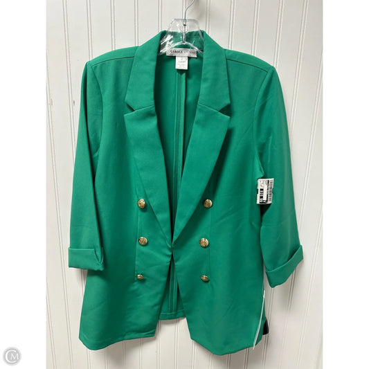 Blazer By Clothes Mentor In Green, Size: M