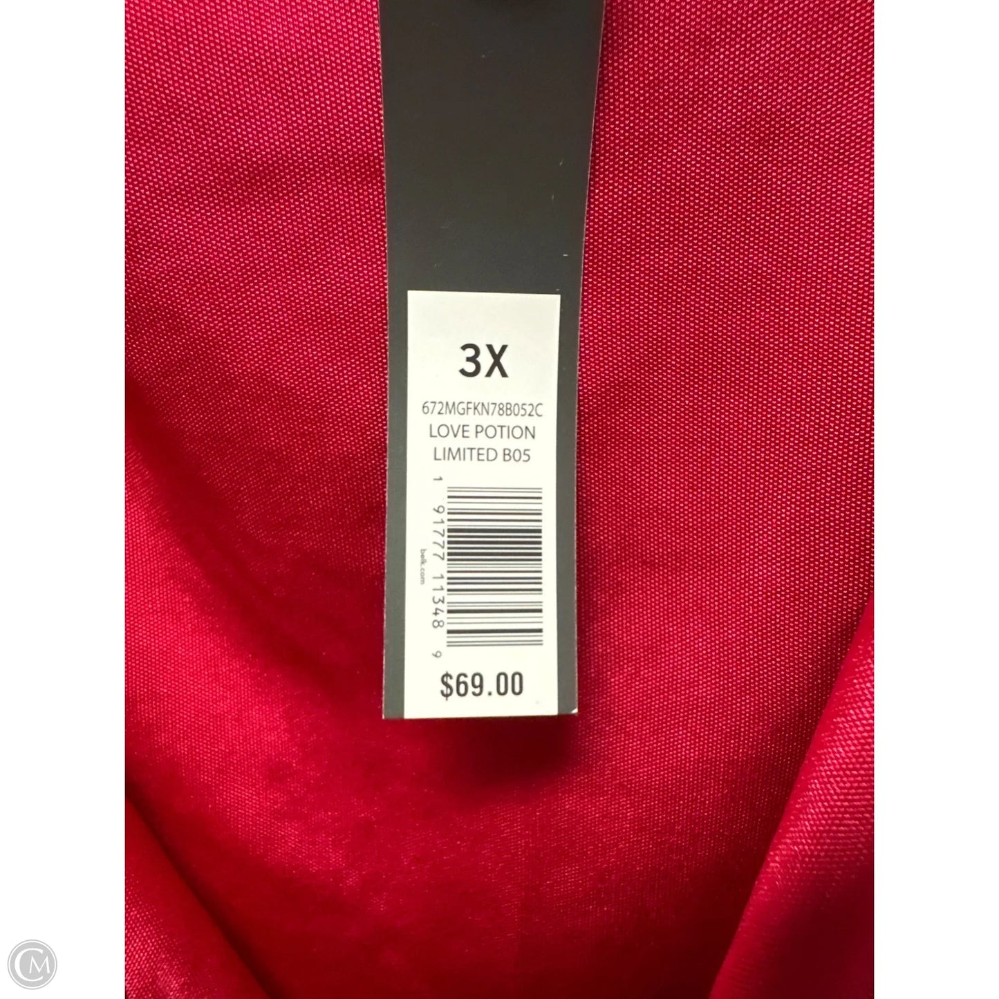 Top Sleeveless By Limited In Pink, Size: 3x