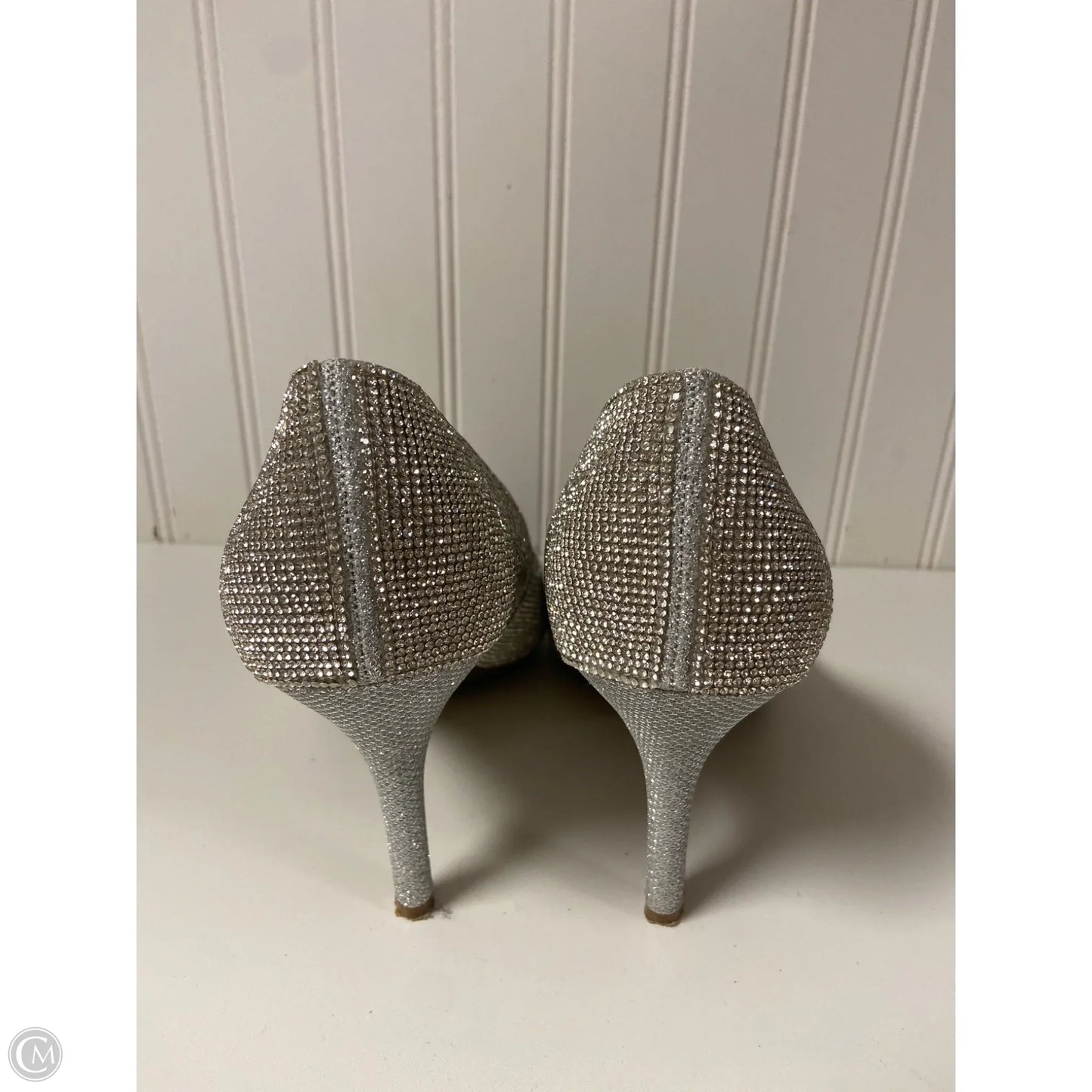 Shoes Heels Stiletto By Inc In Silver, Size: 10