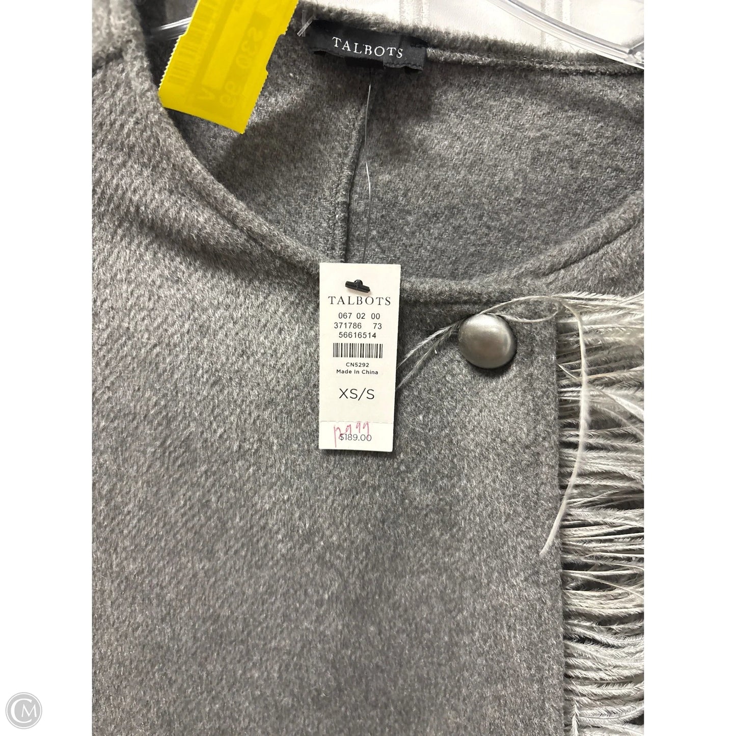 Jacket Other By Talbots In Grey, Size: Xs