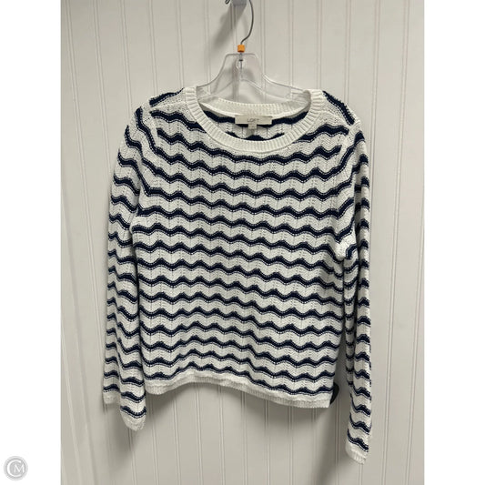 Sweater By Loft In Striped Pattern, Size: S