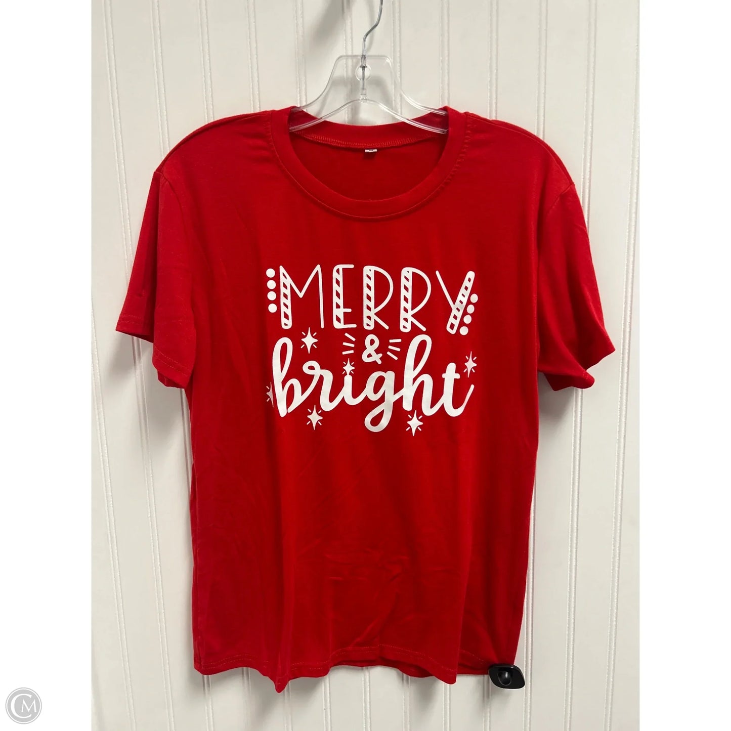 Top Short Sleeve Basic By Clothes Mentor In Red, Size: M