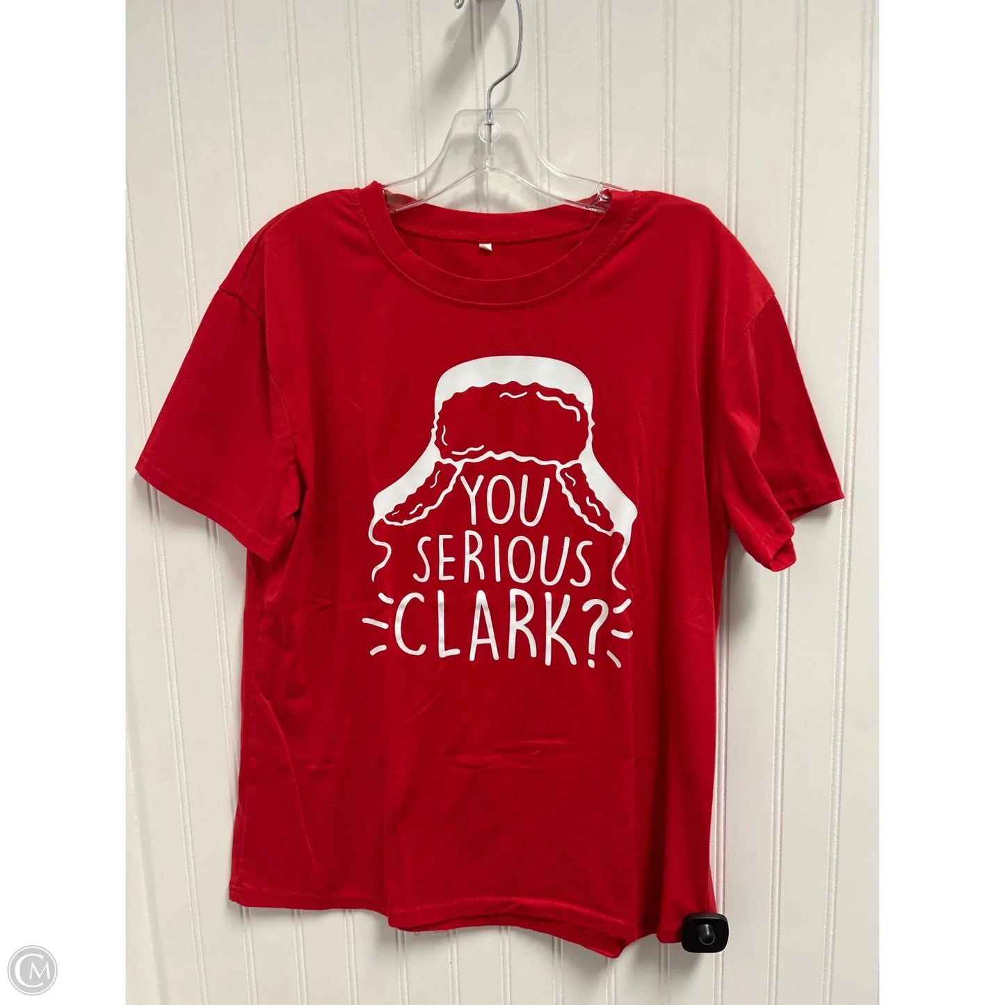 Top Short Sleeve Basic By Clothes Mentor In Red, Size: L