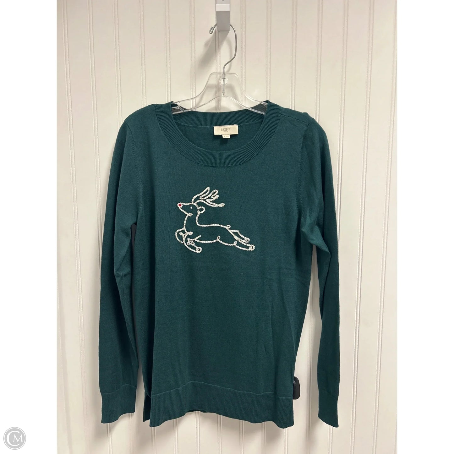 Sweater By Loft In Green, Size: M