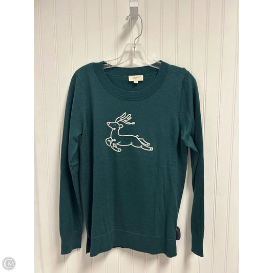 Sweater By Loft In Green, Size: M
