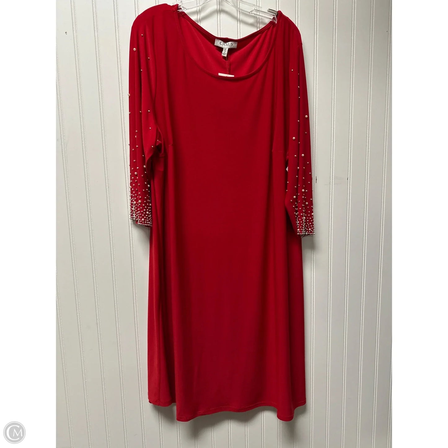 Dress Party Short By Chaus In Red, Size: 3x