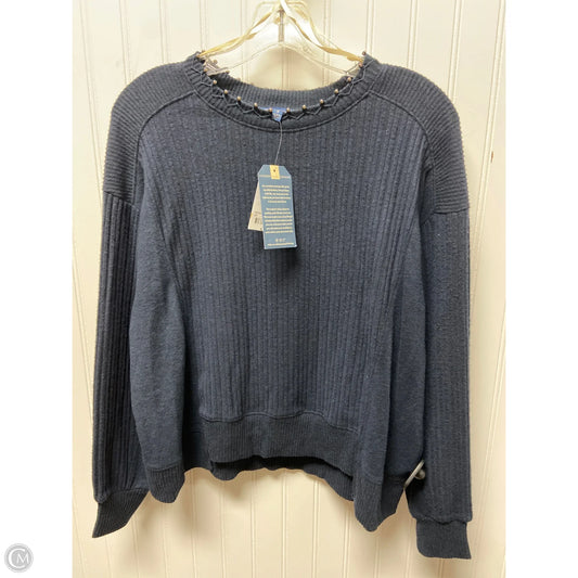 Top Long Sleeve By Democracy In Navy, Size: S