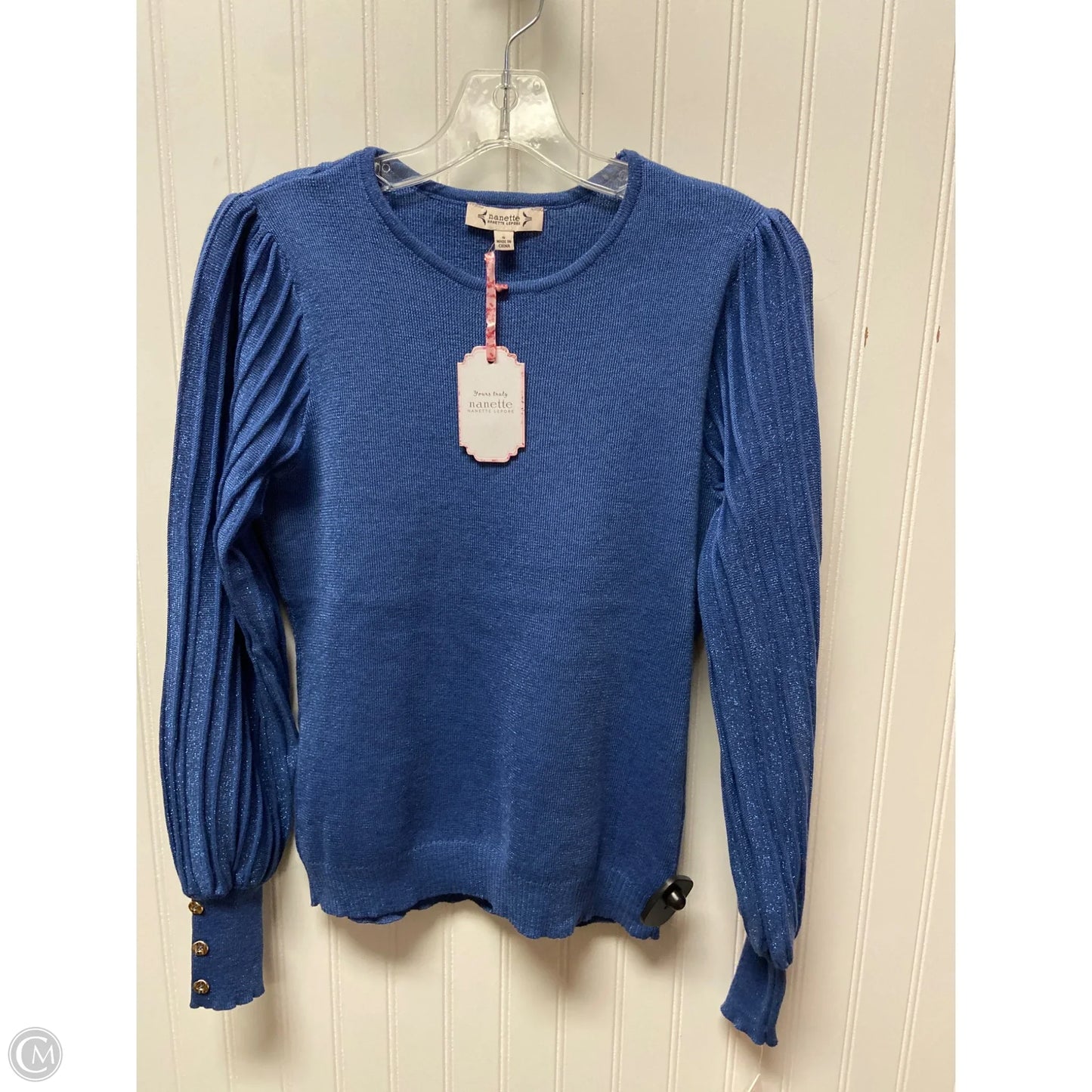 Sweater By Nanette By Nanette Lepore In Blue, Size: S