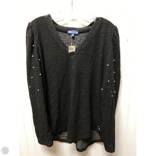 Top Long Sleeve By Democracy In Black, Size: L